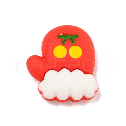 Christmas Theme Opaque Resin Decoden Cabochons CRES-B022-06I-1
