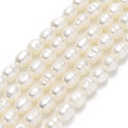 Natural Cultured Freshwater Pearl Beads Strands PEAR-J006-14B-01-1
