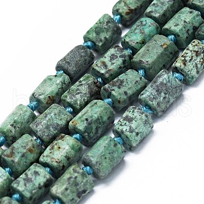 African Turquoise(Jasper) Beads Strands G-O170-109-1
