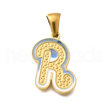 304 Stainless Steel Pendants STAS-K297-01G-R-1
