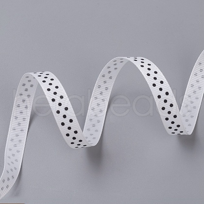 Polka Dot Ribbon Grosgrain Ribbon RC10mm-01-1