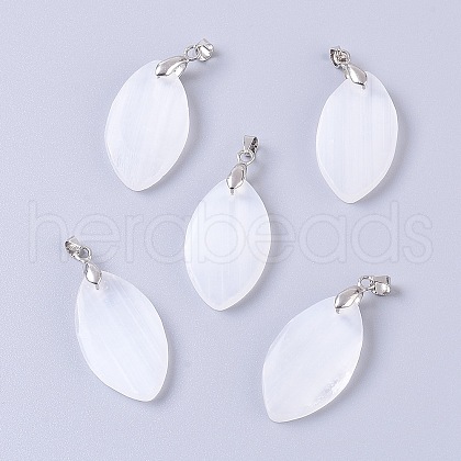 Natural Calcite Pendants G-L501-25-1