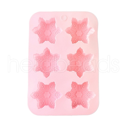 Snowflake Cake DIY Food Grade Silicone Mold DIY-K075-11-1