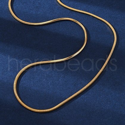 304 Stainless Steel Snake Chain Necklaces MAK-L015-03C-1