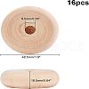 Olycraft Wooden Wheels WOOD-OC0001-51-2