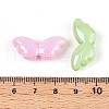 UV Plating Opaque Acrylic Beads OACR-T028-41-3