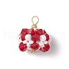 Glass Pendants PALLOY-MZ00673-02-2
