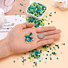 Opaque Glass Round Seed Beads GLAA-TAC0025-07B-02-12