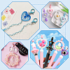   24Pcs 8 Styles Plating Acrylic Beads FIND-PH0022-04-6