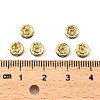 Brass Grade A Rhinestone Spacer Beads RSB036NF-10G-3