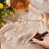 BENECREAT 20pcs Acrylic Wine Glass Charms AJEW-BC0003-69-3