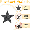 Fingerinspire 8 Styles Star Hotfix Resin Rhinestone PATC-FG0002-27-4