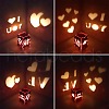 DIY Heart Pattern Lampshade Display Decoration Silicone Molds VALE-PW0001-087-3