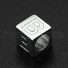 Non-Tarnish 201 Stainless Steel European Beads STAS-N090-LA062-B-1