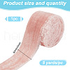 5 Yards Polyester Frayed Ribbon OCOR-WH0082-226A-03-2