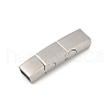 304 Stainless Steel Snap Lock Clasps STAS-U055-02B-P-1