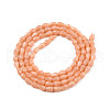 Opaque Solid Color Glass Beads Strands GLAA-N052-02-A11-2