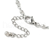 304 Stainless Steel Bar Link Chains Bracelet Making AJEW-JB01350-02-4