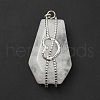 Natural Quartz Crystal Pendants G-G870-09P-04-2