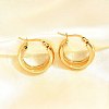 304 Stainless Steel Hoop Earrings QM4377-2-3