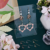 SUNNYCLUE 36Pcs 3 Colors Brass Micro Pave Clear Cubic Zirconia Earring Hooks KK-SC0003-50-4