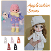 SUPERFINDINGS 200pcs 5 colors Resin Buttons BUTT-FH0001-010-5
