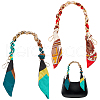 WADORN 2Pcs 2 Colors Silk Wrapped Bag Handles FIND-WR0007-65-1