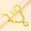 Flat Round Acrylic Pendant Necklaces & Dangle Earrings Sets FS-WGD2FC2-01-1
