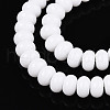 Opaque Spray Painted Glass Beads GLAA-ZX008-8mm-18G-3