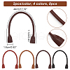   8pcs 4 colors PU Imitation Leather Sew On Bag Handles FIND-PH0006-33-4