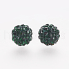 Polymer Clay Rhinestone Beads X-RB-K050-10mm-C16-2