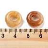 Natural Yellow Aventurine European Beads G-C134-01E-3