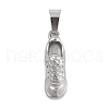 Anti-Tarnish 304 Stainless Steel Pendants STAS-D112-08P-1