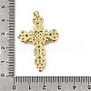 Brass Micro Pave Cubic Zirconia Pendants KK-Q066-37G-01-3