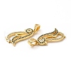 Brass Micro Pave Cubic Zirconia Pendants KK-H441-16G-3