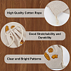 CRASPIRE 2Pcs Linen Bread Print Pouches AJEW-CP0003-81A-6