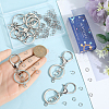SUNNYCLUE Iron Keychain Clasps DIY-SC0027-06-3