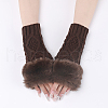 Polyacrylonitrile Fiber Yarn Knitting Fingerless Gloves COHT-PW0001-15E-4