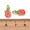 Fruit Seris 304 Stainless Steel Enamel Charms STAS-U060-03G-11-3