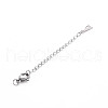Tarnish Resistant 304 Stainless Steel Chain Extender STAS-N088-40P-3