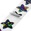 Self-Adhesive Paper Gift Tag Stickers AJEW-Z030-02B-2