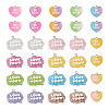 Cheriswelry 30Pcs 15 Styles Transparent Resin Pendants RESI-CW0001-21-11