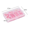 497Pcs 5 Style Rainbow ABS Plastic Imitation Pearl Beads OACR-YW0001-07D-5