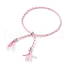 Adjustable Braided Cotton Cords Slider Bracelets Making AJEW-JB00797-2