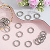 SOFPLATE 20Pcs 304 Stainless Steel Closed Jump Rings STAS-SP0001-85A-4