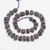 Electroplate Natural Druzy Crystal Bead Strands G-F304-03S-C-2