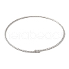 Rack Plating Brass Cubic Zirconia Elasticity Necklaces NJEW-S425-02P-2