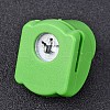 Random Single Color or Random Mixed Color Mini Plastic Craft Paper Punch Sets for Scrapbooking & Paper Crafts AJEW-L051-06-2