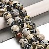 Natural Fire Crackle Agate Beads Strands G-L595-A02-01B-1