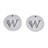 Non-Tarnish 304 Stainless Steel Charms STAS-T059-26P-W-2
